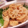 ym15's cooksnap of when they made お弁当に✿鶏モモ肉とれんこんのきんぴら✿.