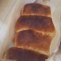 ゆうたんのママさん's cooksnap of when they made 手ごねで★ふっくら食パン♪.