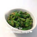 プンプン庵's cooksnap of when they made お弁当の一品！　菜の花で簡単ごまあえ！.
