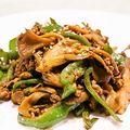 ぽて＆ぱん's cooksnap of when they made マイタケとピーマンとひき肉の味噌炒め.