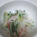 ティフル's cooksnap of when they made きゅうりと大根のかにかまサラダ.