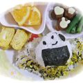 ゆけり３兄弟's cooksnap of when they made お弁当に☆簡単スヌーピーにぎり.