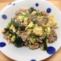 おこめとぎとぎ's cooksnap of when they made ほうれん草と豚肉炒め☆.