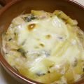 asa1028's cooksnap of when they made 餅モチ♪ホッとミルク和風グラタン.