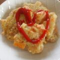 noamanma's cooksnap of when they made キャロ＊ポテ焼き♫.