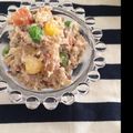 ＊marble＊'s cooksnap of when they made サバ缶入りおから納豆サラダ.