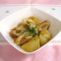 komomoもも's cooksnap of when they made ～。：＊お好み焼きなちくわ＊：。～.