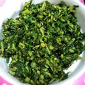 はるたんママ0727's cooksnap of when they made よごし（大根菜の味噌炒り）.
