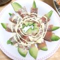 ひび稚魚's cooksnap of when they made 切るだけで楽チン！アボカドの生ハム巻き.