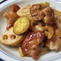 ちーはる's cooksnap of when they made 甘辛根菜～れんこん＆ごぼう＆さつま芋.