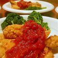 mimi1225's cooksnap of when they made ホットトマトソースで！クリスピーチキン♪.