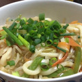くじろう's cooksnap of when they made ☆簡単一人めし☆ 野菜たっぷり焼きうどん.