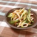 narimimama's cooksnap of when they made ハム胡瓜の中華合え.