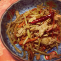 砂漠の用心棒's cooksnap of when they made 豚肉とかつお節のきんぴらごぼう♡.