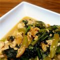 oいちo's cooksnap of when they made 簡単☆小松菜と豆腐の炒めもの.