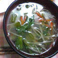 HappyMd's cooksnap of when they made 青梗菜とえのきの中華スープ.