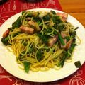kotaro6610's cooksnap of when they made ☺簡単ランチ✿菜の花とベーコンのパスタ☺.