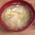 ayuness's cooksnap of when they made 超簡単！キャベツと卵のコンソメスープ.