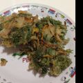 小石川あや's cooksnap of when they made 人参葉と玉葱のかき揚げ.