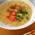 桃的美しき日々's cooksnap of when they made 【松橋】マルちゃん正麺で再現沖縄そば！.