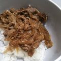 すーりな's cooksnap of when they made 寒い冬に暖まる♥甘辛あんかけ牛丼♪.