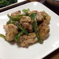 YUKIKI☆'s cooksnap of when they made 鶏肉とピーマンの粒マスタード炒め.