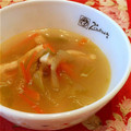 雪乃麻子's cooksnap of when they made セロリと油揚げのスープ煮.