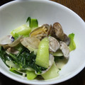 巻物限定's cooksnap of when they made アサリと青梗菜とシメジのバター炒め.