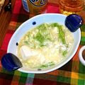 Seasonsととろ's cooksnap of when they made 水菜と豆腐のたまごスープ.