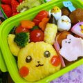 ボンくん's cooksnap of when they made 簡単☆ポケモン ピカチュウ弁当.