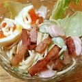 mi's cooksnap of when they made カリカリベーコンのサラダパスタ.