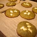 PAkuTOto's cooksnap of when they made 抹茶ホワイトチョコナッツクッキー.