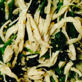 しろロック's cooksnap of when they made ささみとほうれん草のゴマ和え♪.