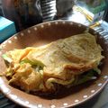 aNonImAs's cooksnap of when they made お好み焼き風♪♪オムキャベもやし.