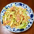 6時22分's cooksnap of when they made キャベツとベーコンと卵の炒め物.