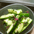Satoco❋'s cooksnap of when they made 簡単おつまみ☆きゅうりの大葉梅肉和え.