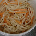 ぶーたーこー's cooksnap of when they made もやしと人参のナムル！おひたしにも応用可.