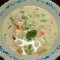 mi22ken's cooksnap of when they made チーズが隠し味！たっぷり野菜の豆乳スープ.