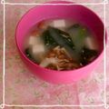 〜みみ〜's cooksnap of when they made ほうれん草となめこ、豆腐の味噌汁.