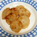 くぅ＆ひめ's cooksnap of when they made レンコンのはさみ揚げ.
