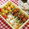 ももん８'s cooksnap of when they made 簡単お手軽食べやすい楽々串弁当♬.