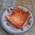オレンジリング's cooksnap of when they made 食パン一体☆チーたまトースト♬.