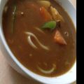 ショコラティあずさ's cooksnap of when they made 余ったカレーで手抜きカレーうどん.