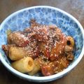 なこえ's cooksnap of when they made ちくわとさつま揚げのケチャップ煮.
