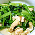 もりもりたまご's cooksnap of when they made めんつゆで♪小松菜とうす揚げの炒め煮♪.