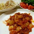すずくり's cooksnap of when they made 超簡単うまうま❣豚キムチ❣.