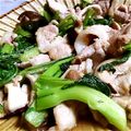 フィーノ緑虫's cooksnap of when they made 【がっつり×ヘルシー】豚肉の小松菜炒め.