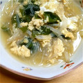 ⇒じゅん's cooksnap of when they made 簡単ワカメ&もやし春雨スープ.