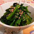 rie-tin's cooksnap of when they made ＊ほうれん草海苔和え＊.
