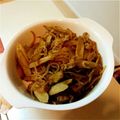 yuka119's cooksnap of when they made 照り照り☆豚ごぼう丼.